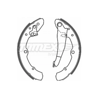 Bilde av TOMEX brakes TX 20 25 Bremsesko bakaksel 230 40 VOLKSWAGEN: GOLF 3, 3 Variant