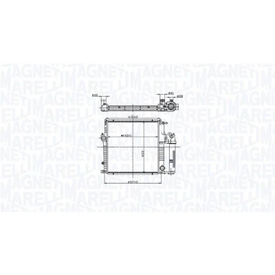 Bilde av Radiator MAGNETI MARELLI 350213211600