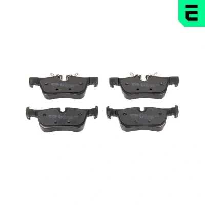 Bilde av OPTIMAL BP 12645 Bremseklosser bakaksel klargjort for slitasjeindikator, ekskl. slitasjevarselkontakt BMW: 2 Active Tourer, Gran X1
