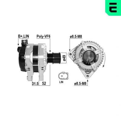 Bilde av Dynamo ford OE 1764817, 1821291, 2415010