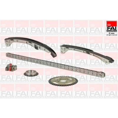 Bilde av FAI AutoParts TCK201NG Registerkjedesett uten tetning, med tannhjul simplex, Boltkjede TOYOTA: RAV4 III SUV, Avensis II Station Wagon, IV SUV