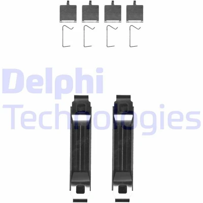 Bilde av DELPHI LX0681 Tibehørsett, skivebremse belegg AUDI: A4 B9 Sedan, Avant, Q5