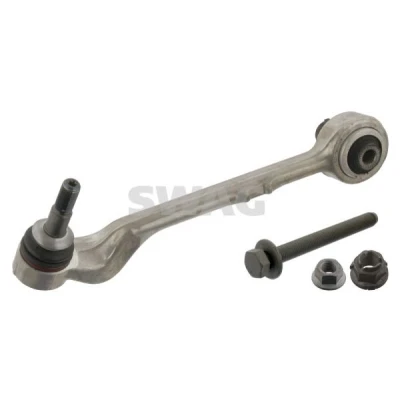 Bilde av SWAG 20 93 0514 Bærebru med tilleggsmateriale støtte / styreledd, lager framaksel venstre, nede, bak Casterstag Aluminium BMW: 3 Touring, X1