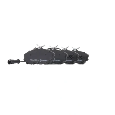 Bilde av BREMBO P 85 018 Bremseklosser inkl. slitasjevarselkontakt med bremsecaliperskruer uten tilbehør AUDI: Coupe B3, 80 B4 Sedan, 90 B3