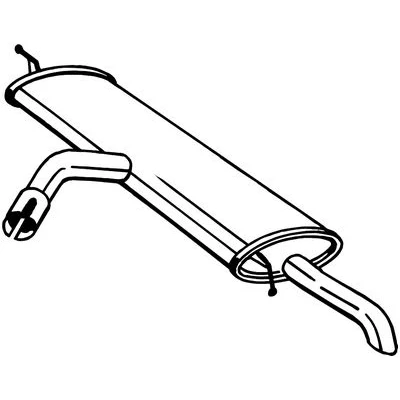 Bilde av bakre lydpotte BOSAL 227 053