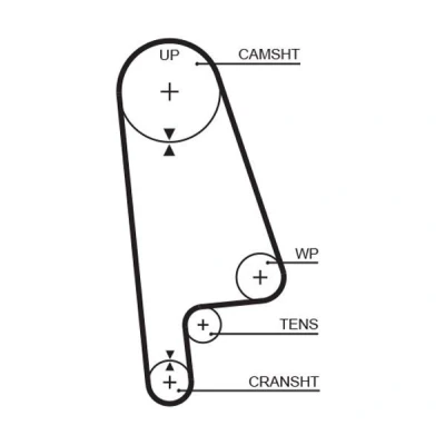 Bilde av GATES FleetRunner Micro V Stretch Fit 5233XS Registerreim 107 1019 24 glassfiber, HNBR (hydrert akryl nitril butadien kautsjuk)