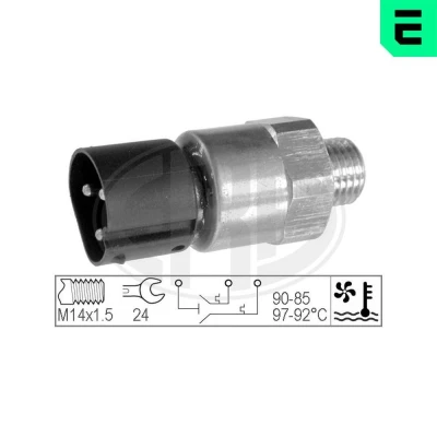 Bilde av Temperaturbryter, radiator ventilator, bmw, 61 31 1 378 073