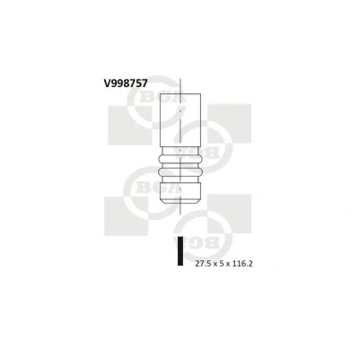 Bilde av Utløpsventil, chevrolet,fiat,opel,saab,vauxhall, 24433079, 55558728, 641401, 71739797