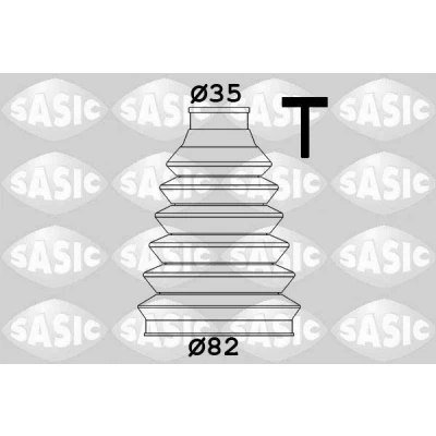 Bilde av SASIC 2933313 Drivakselmansjett hjulside Termoplast PEUGEOT: 508 I SW, Partner II Van, 208 Hatchback, CITROËN: Berlingo C3 II, C5 3