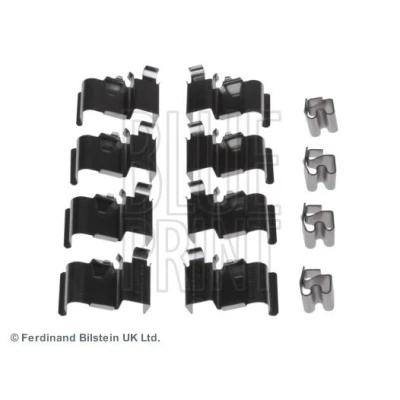 Bilde av BLUE PRINT ADT348610 Tibehørsett, skivebremse belegg bakaksel TOYOTA: Land Cruiser Prado 120, 150, 90