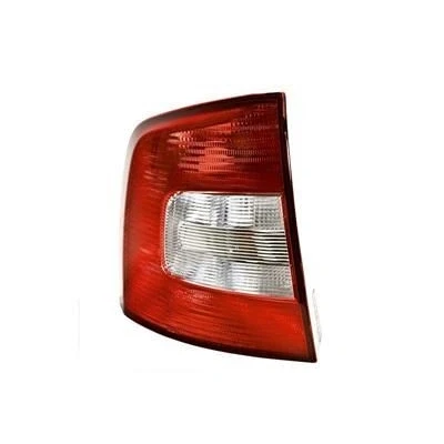Bilde av ABAKUS 665 1917L UE Baklykter venstre ytre del P21W, PY21W Rød uten pæreholder, lyspære SKODA: Octavia 2 Combi