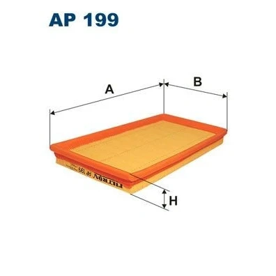 Bilde av FILTRON AP 199 Luftfilter 30 155 285 Filterinnsats