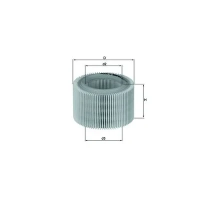 Bilde av MAHLE ORIGINAL LX 718 Luftfilter 80,0 121,0 Filterinnsats
