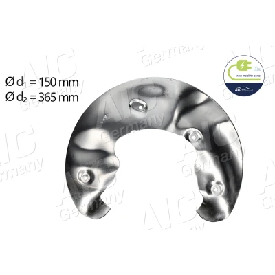 Bilde av AIC 56399 Bremseskjold framaksel venstre AUDI: A4 B8 Avant, Allroad, Q5