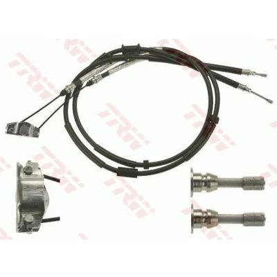 Bilde av TRW GCH432 Bremsekabel 1463, 1246 Trommelbrems OPEL: Corsa D Hatchback