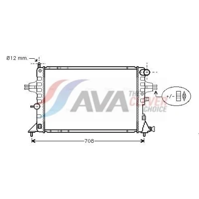 Bilde av Radiator AVA QUALITY COOLING OLA2293