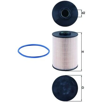 Bilde av MAHLE ORIGINAL KX 211D Drivstoffilter Filterinnsats CITROËN: C5 III Stasjonsvogn, 3, C6 Sedan, PEUGEOT: 407 SW, 607 Sedan
