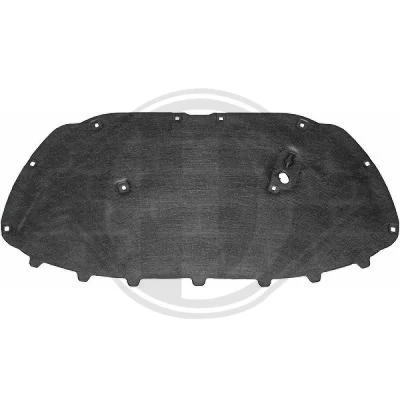 Bilde av DIEDERICHS 8822061 Motorrom isolering Motorpanser med festemateriell VOLKSWAGEN: Polo V Hatchback