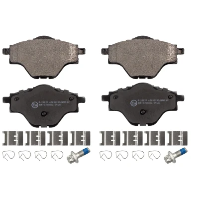 Bilde av BLUE PRINT ADP154252 Bremseklosser bakaksel med tilleggsmateriale PEUGEOT: 308 SW 2, 5008 II, 3008 II SUV, CITROËN: C4 Grand Picasso 2