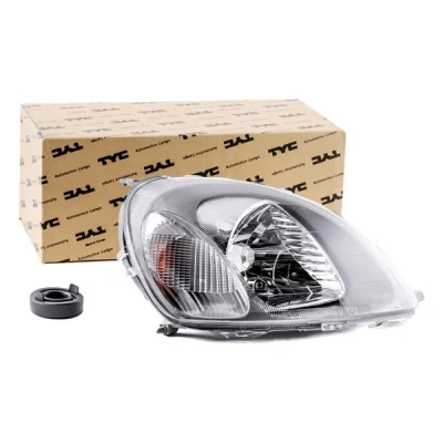 Bilde av TYC 20 5729 08 2 Frontlykter høyre H4 med elektromotor TOYOTA: Yaris I Hatchback
