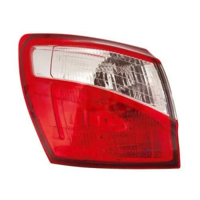 Bilde av ABAKUS 215 19L3L UE Baklykter venstre ytre del PY21W, LED Rød uten pæreholder, lyspære NISSAN: Qashqai / Qashqai+2 I