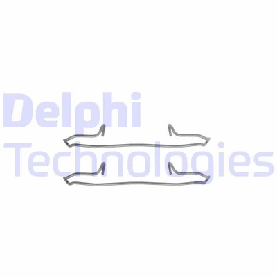 Bilde av DELPHI LX0223 Tibehørsett, skivebremse belegg VOLVO: V70 I, S70, 460 L, ALFA ROMEO: 155