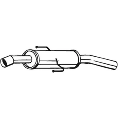 Bilde av BOSAL 228 465 Mellomlyddemper TOYOTA: Corolla VIII Liftback