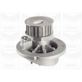 Bilde av GRAF PA541A Vannpumpe 23 med tetning mekanisk stålplate for tannremdrift OPEL: Corsa C Hatchback, Zafira B, A
