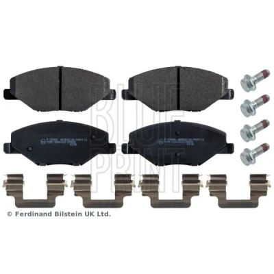 Bilde av BLUE PRINT ADBP420007 Bremseklosser framaksel med festemateriell SKODA: Fabia 2, Rapid Spaceback, VOLKSWAGEN: Polo V Hatchback