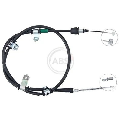 Bilde av Kabel, parkeringsbremse, Bakre venstre, hyundai ix35, kia sportage iii, 597602Y500