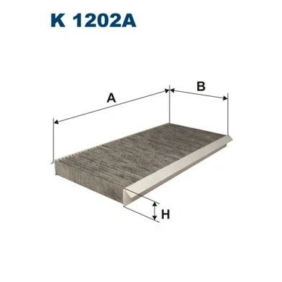 Bilde av FILTRON K 1202A Kupéfilter Karbonfilter 393 182 32 MERCEDES BENZ: A Klasse, B Klasse