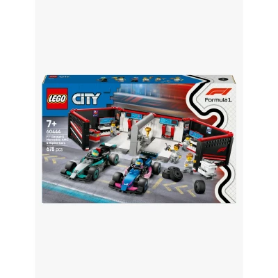 Bilde av LEGO City 60444 F1 verksted med Mercedes AMG og Alpine Byggesett Plast