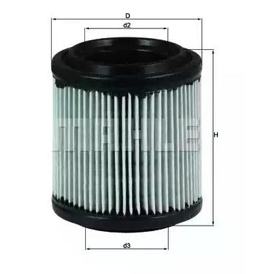 Bilde av MAHLE ORIGINAL LX 279 Luftfilter 76,0 67,0 Filterinnsats PORSCHE: 928 Coupé