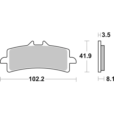 Bilde av BREMBO Bremseklosser 07BB37SR