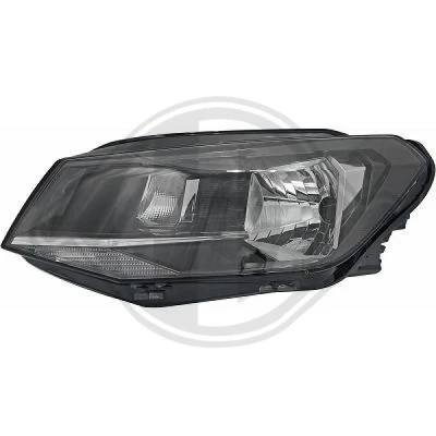 Bilde av DIEDERICHS 2297781 Frontlykter venstre H21W, H4, W21/5W Halogen med kjørelys, parkeringslys for høyrekjøring motor høydejustering hovedlys