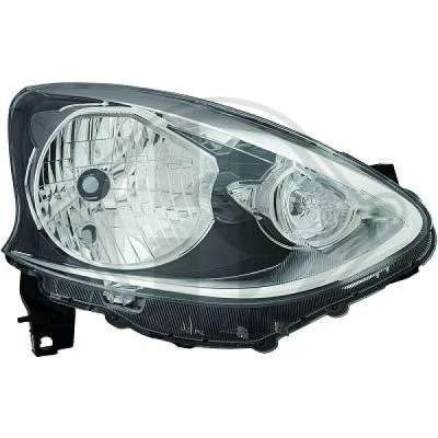 Bilde av DIEDERICHS 6025181 Frontlykter venstre H4 svart NISSAN: MICRA 4