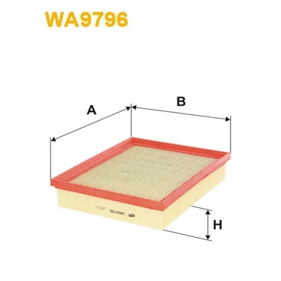 Bilde av Luftfilter WIX FILTERS WA9796