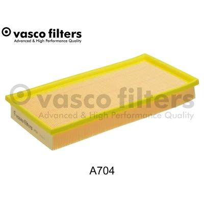 Bilde av DAVID VASCO A704 Luftfilter 46 169 344 firkantet Filterinnsats MITSUBISHI: Space Star, Carisma Sedan, VOLVO: V40 Stasjonsvogn