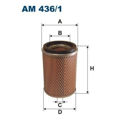 Bilde av FILTRON AM 436/1 Luftfilter 178 126 Filterinnsats NISSAN: TERRANO 2, 1