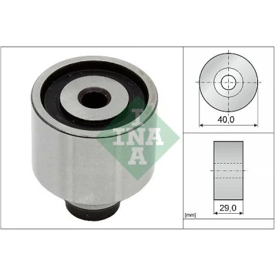 Bilde av INA 532 0623 10 Styrerulle kilerem tannrem VOLKSWAGEN: Multivan 5 (7HM, Touran I, Tiguan II, AUDI: A3 Sportback, A6 C7 Avant, SKODA: Octavia 3 Combi