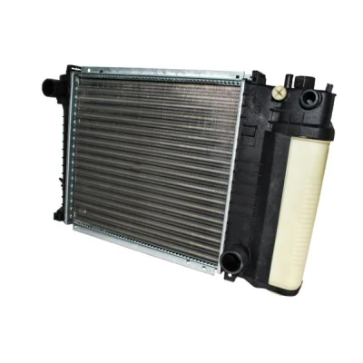 Bilde av THERMOTEC D7B010TT Radiator Aluminium, plast for kjøretøy uten luftkondisjonering 340 380 34 Manuel girkasse Kjøleribber satt sammen mekanisk