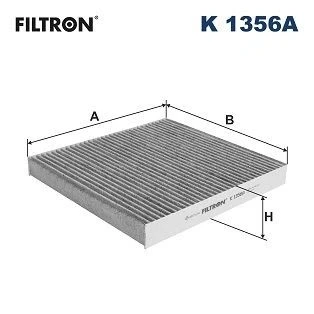 Bilde av FILTRON K 1356A Kupéfilter aktivkullfilter med polyfenol 264 243 30 DODGE: Durango, JEEP: GRAND CHEROKEE 4