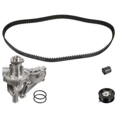 Bilde av FEBI BILSTEIN 172672 vannpumpe + Registerreimsett med 137 AUDI: A6 C4 Avant, 80 B4 Sedan, VOLKSWAGEN: GOLF 3, Caddy 2 Kastenwagen