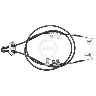 Bilde av A.B.S. K18962 Bremsekabel 1657, 1654 Skivebrems for høyre/venstre ratt MAZDA: 6 Hatchback