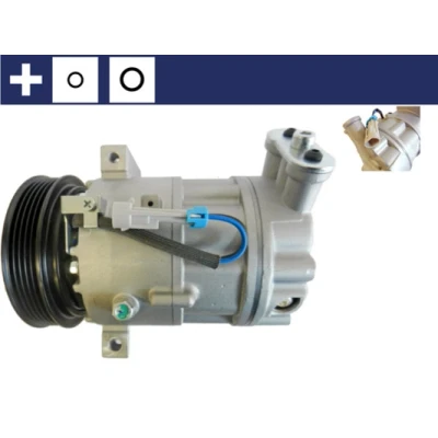 Bilde av MAHLE ORIGINAL ACP 1271 000S Kompressor SD7V16 12 PAG 46 R 134a med tetningsring