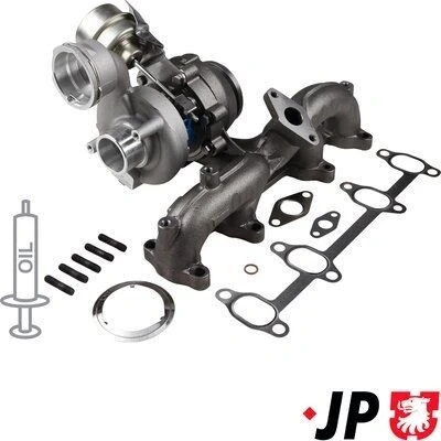 Bilde av JP GROUP 1117402300 Turbolader Eksosturbolader inkl. tetningssett VOLKSWAGEN: Passat B6 Variant, Golf 5, Caddy 3, AUDI: A3 Sportback