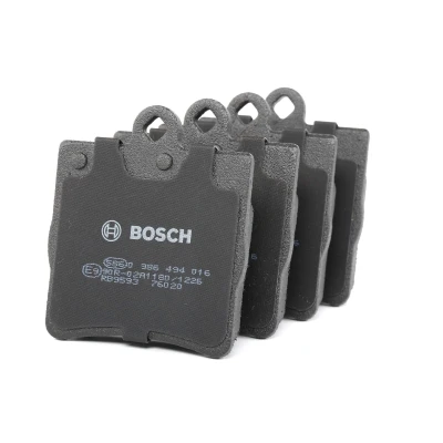 Bilde av BOSCH 0 986 494 016 Bremseklosser Low Metallic med antihyle blikk, montageanvisning MERCEDES BENZ: C Klasse Sedan, E CLK Coupé
