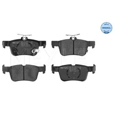 Bilde av MEYLE 025 222 3116 Bremseklosser bakaksel med akustisk slitasjevarsel antihyle blikk tilbehør FORD: Mondeo 5 Kombi, KUGA 2, S Max Mk2