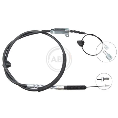 Bilde av A.B.S. K11845 Bremsekabel 2187 Skivebrems for høyre/venstre ratt VOLVO: 940 I Stasjonsvogn, II Sedan
