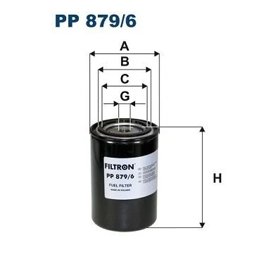 Bilde av FILTRON PP 879/6 Drivstoffilter Påskruingsfilter